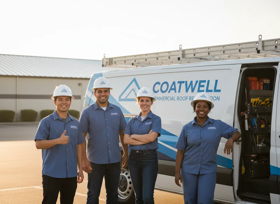 Commercial roof coating company in Benton, CA
